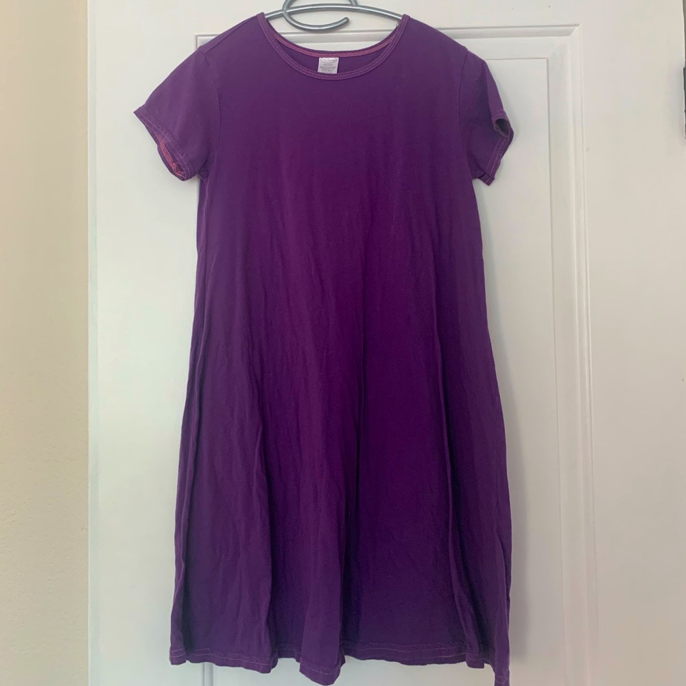 T-shirt dress, flowy, 100%